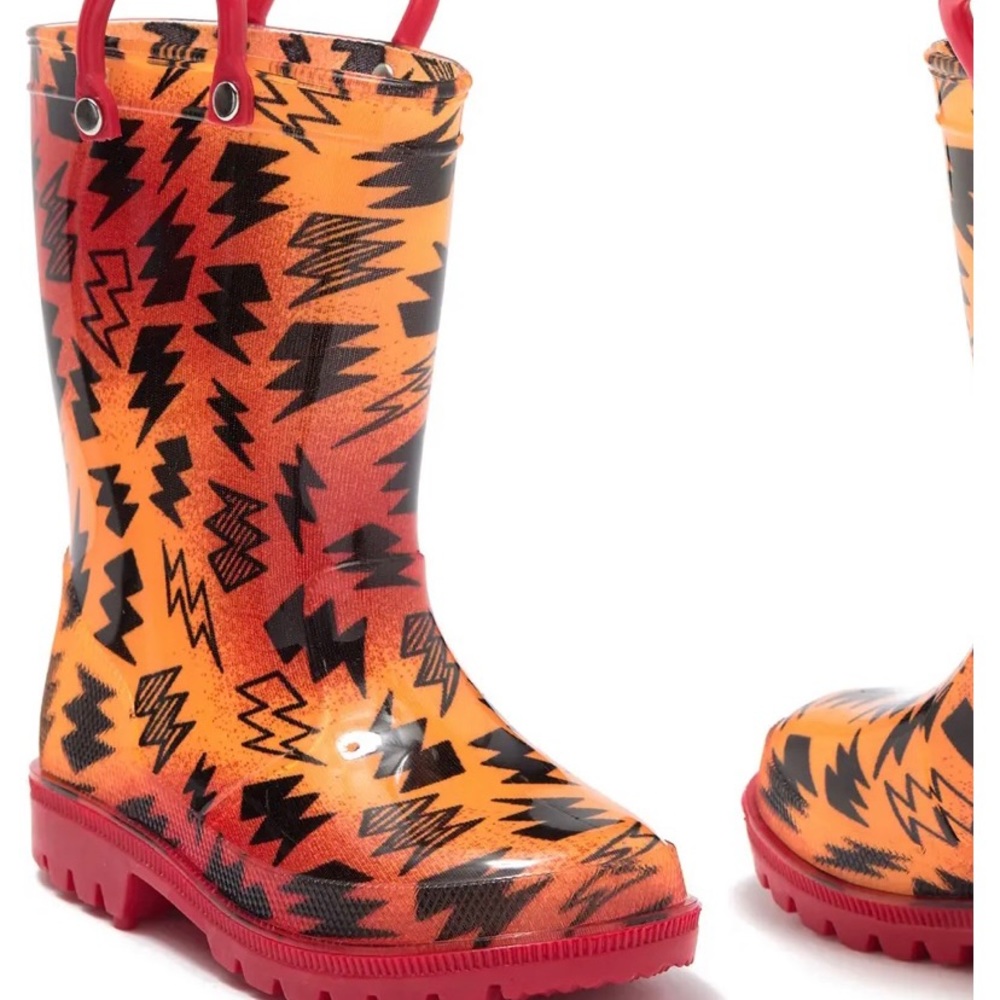 Kids printed rain boots